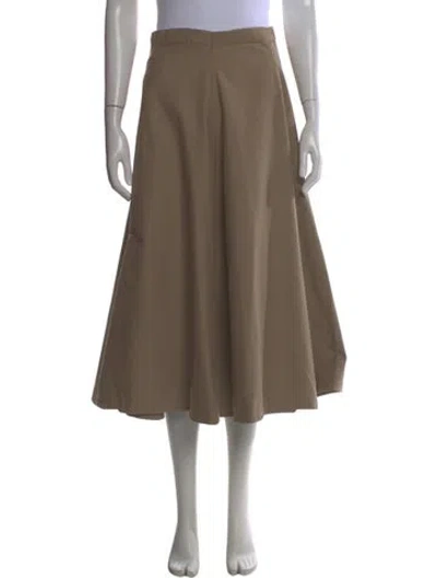 Pre-owned Dior 2021 Midi Length Skirt In Neutral