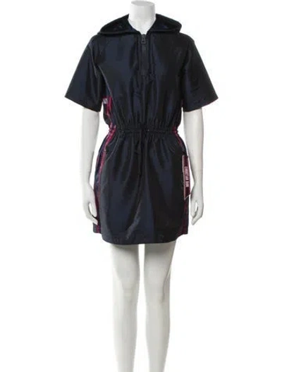 Pre-owned Dior 2021 Mini Dress In Blue