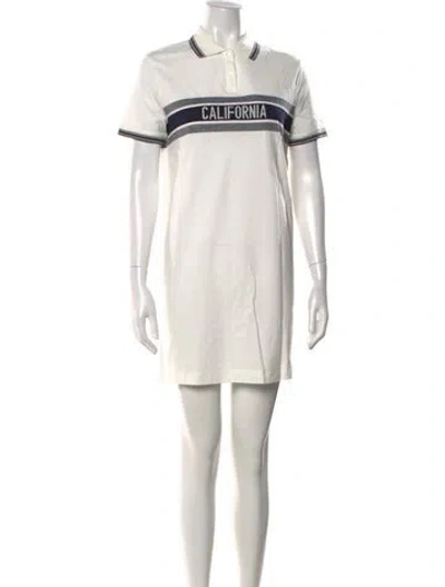 Pre-owned Dior 2021 Mini Dress In Neutral