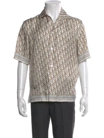 Pre-owned Dior 2021 Oblique Jacquard Shirt In Neutral