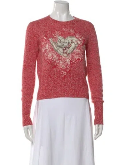 Pre-owned Dior 2021 'royaume D'amour' Sweater In Red