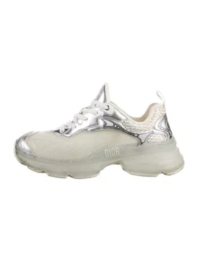 Pre-owned Dior 2021 Rubber Chunky Sneakers In White