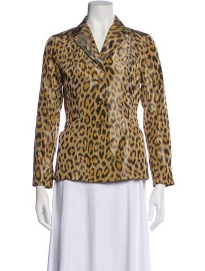 Pre-owned Dior 2021 Silk Blazer In Neutral