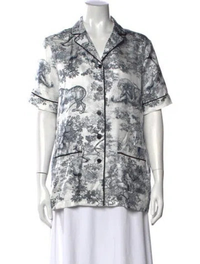 Pre-owned Dior 2021 Silk Pajamas In White