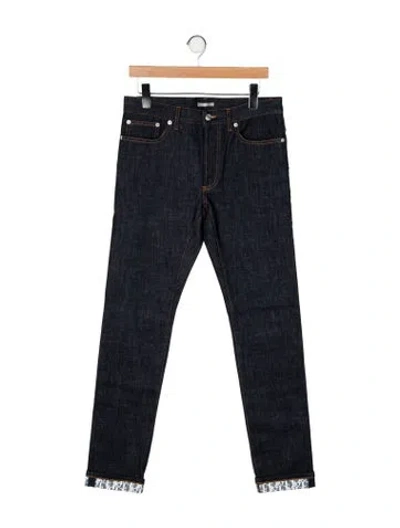 Pre-owned Dior 2021 Straight Leg Jeans W/ Tags In Blue