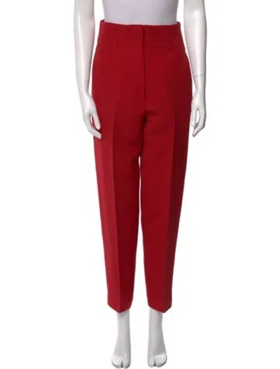 Pre-owned Dior 2021 Straight Leg Pants In Red