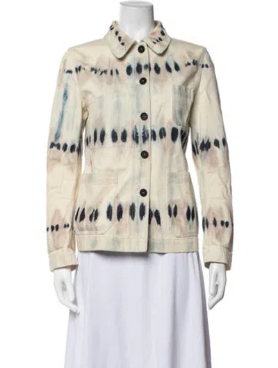 Pre-owned Dior 2021 Tie-dye Print Jacket In Neutrals