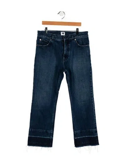 Pre-owned Dior 2021 Wide Leg Jeans In Blue