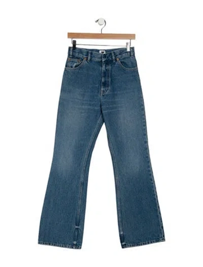 Pre-owned Dior 2021 Wide Leg Jeans In Blue
