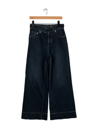 Pre-owned Dior 2021 Wide Leg Jeans In Blue