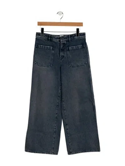 Pre-owned Dior 2021 Wide Leg Jeans In Blue