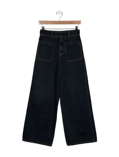 Pre-owned Dior 2021 Wide Leg Jeans In Blue