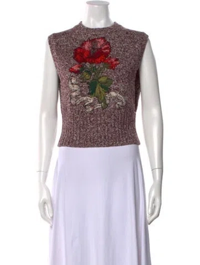 Pre-owned Dior 2021 Wool Sweater In Burgundy