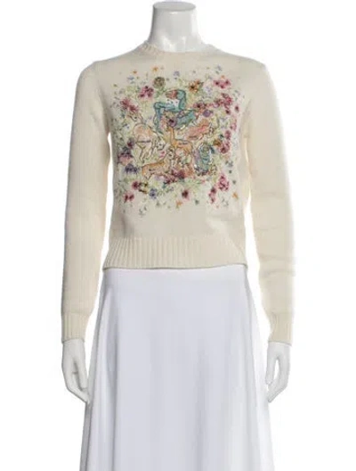 Pre-owned Dior 2022 Cashmere Sweater In Neutral