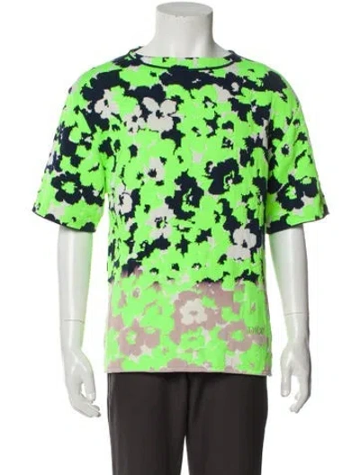 Pre-owned Dior 2022 Floral Print Sweatshirt In Green