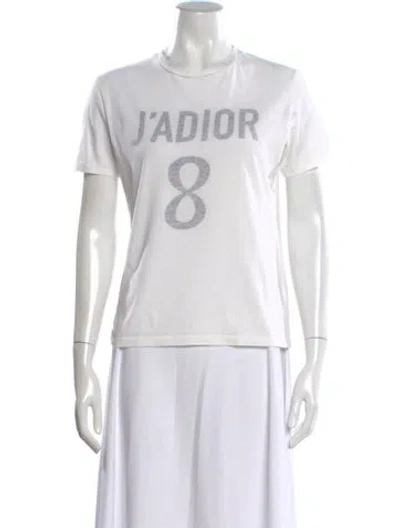 Pre-owned Dior 2022 J'a T-shirt In White