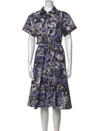 Pre-owned Dior 2022 Knee-length Dress In Blue