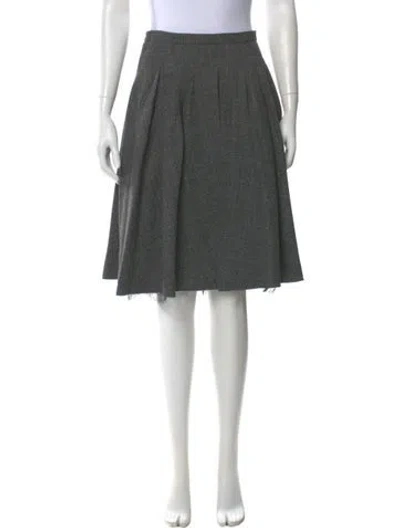 Pre-owned Dior 2022 Knee-length Skirt In Gray