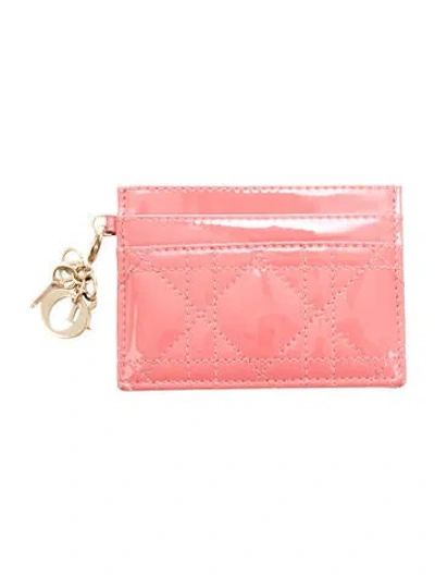 Pre-owned Dior 2022 Lady  Card Case Card Holder In Pink
