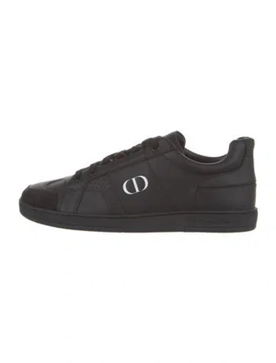 Pre-owned Dior 2022 Leather Sneakers In Black