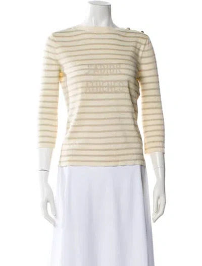 Pre-owned Dior 2022 Linen Sweater In Neutral