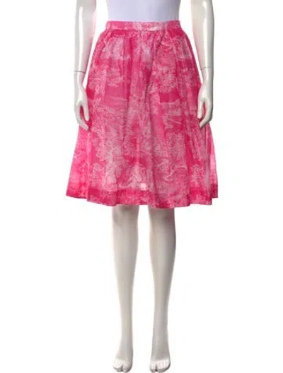 Pre-owned Dior 2022 Midi Length Skirt In Pink