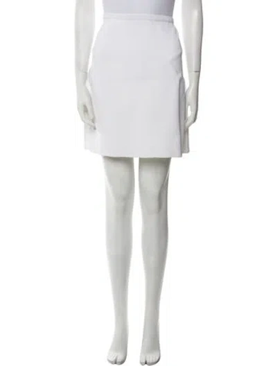 Pre-owned Dior 2022 Mini Skirt In White