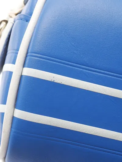 Pre-owned Dior 2022 Mini Vibe Bowling Bag Handbag In Blue