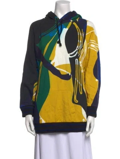 Pre-owned Dior 2022 Printed Sweatshirt In Yellow