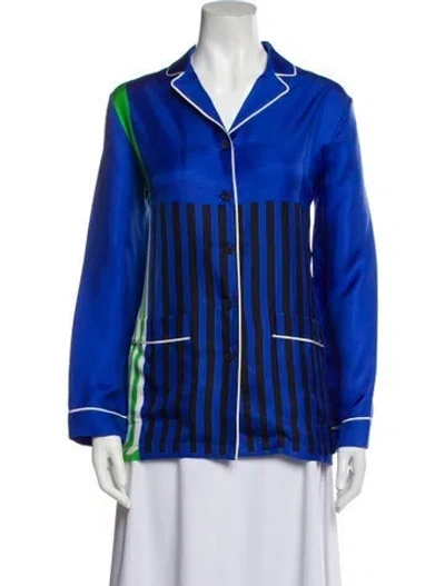 Pre-owned Dior 2022 Silk Pajamas In Blue