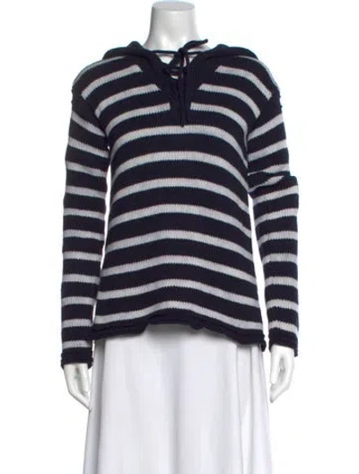 Pre-owned Dior 2022 Striped Sweater In Blue