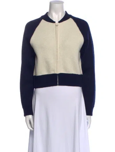 Pre-owned Dior 2022 Virgin Wool Bomber Jacket