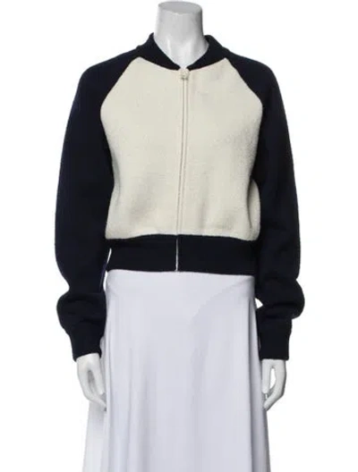 Pre-owned Dior 2022 Virgin Wool Bomber Jacket