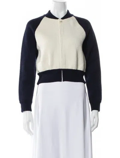 Pre-owned Dior 2022 Virgin Wool Bomber Jacket
