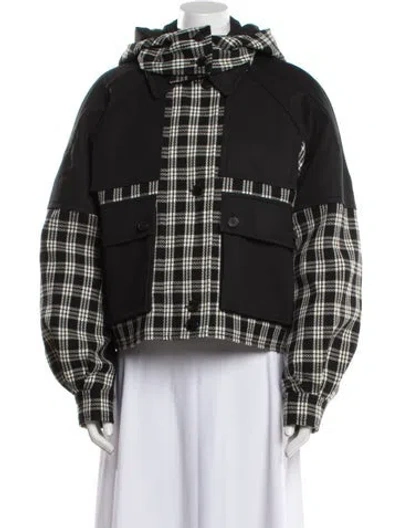 Pre-owned Dior 2022 Virgin Wool Jacket In Black