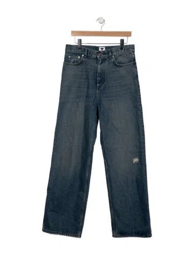 Pre-owned Dior 2022 Wide Leg Jeans In Blue