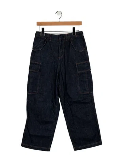 Pre-owned Dior 2022 Wide Leg Jeans In Blue
