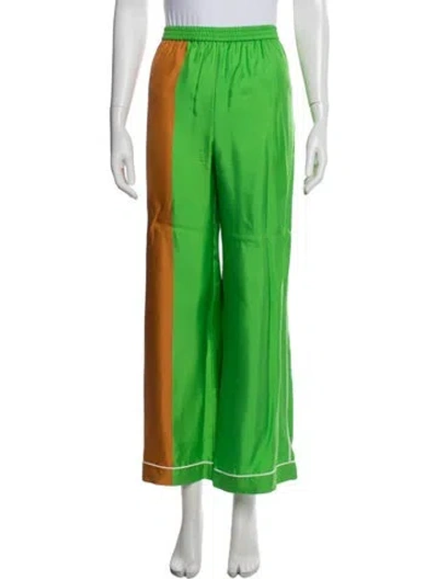 Pre-owned Dior 2022 Wide Leg Pants In Green