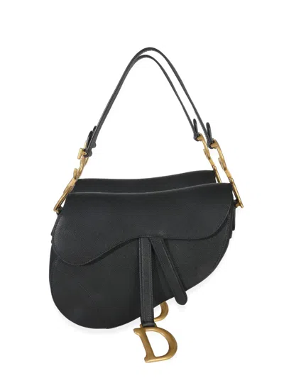 Pre-owned Dior 2023 Calfskin Shoulder Bag In Black