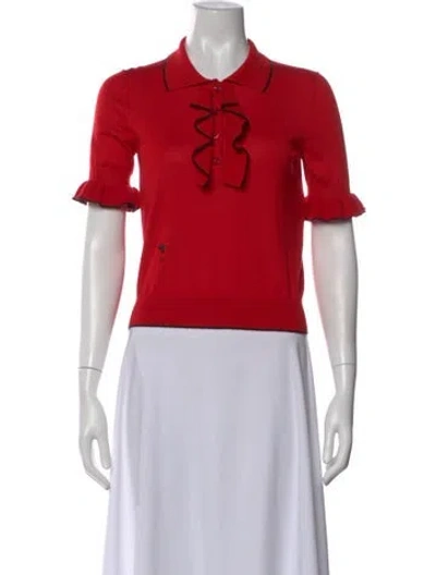 Pre-owned Dior 2023 Cashmere Top In Red