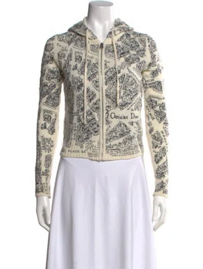 Pre-owned Dior 2023 Cashmere Top In White