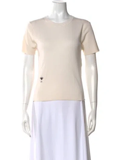 Pre-owned Dior 2023 Cashmere T-shirt In Neutral