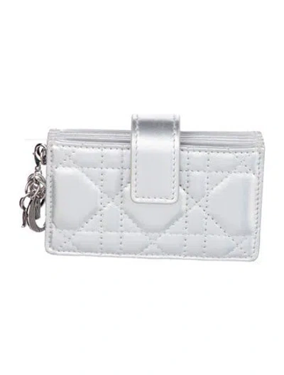 Pre-owned Dior 2023 Lady  5-gusset Card Holder Wallet