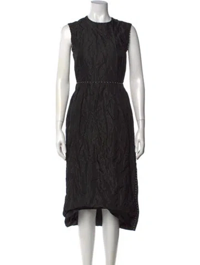 Pre-owned Dior 2023 Midi Length Dress In Black