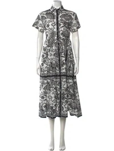 Pre-owned Dior 2023 Midi Length Dress W/ Tags In White
