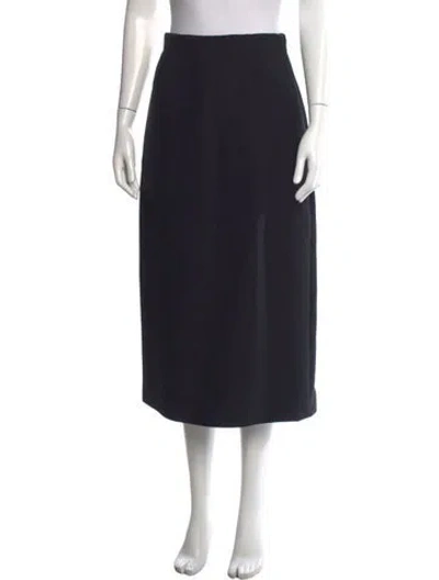 Pre-owned Dior 2023 Midi Length Skirt In Black