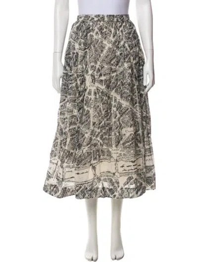 Pre-owned Dior 2023 Midi Length Skirt In Neutral