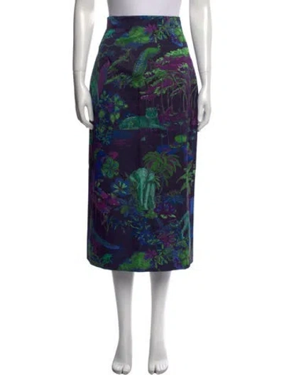Pre-owned Dior 2023 Midi Length Skirt In Purple
