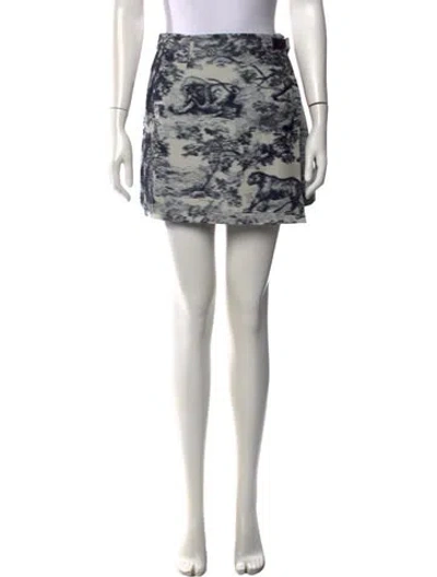 Pre-owned Dior 2023 Mini Skirt In Yellow