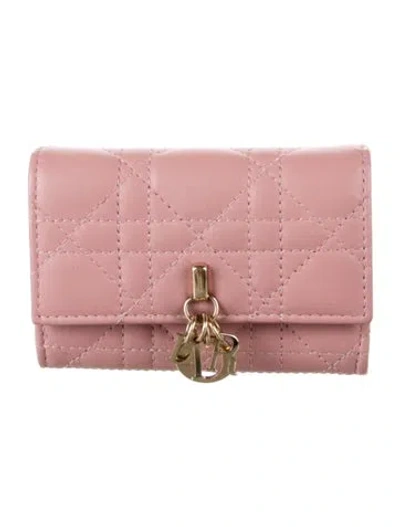 Pre-owned Dior 2023 Miss  Glycine Compact Wallet In Brown